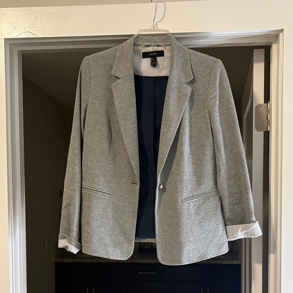 Forever 21 Light Gray Women's Blazer